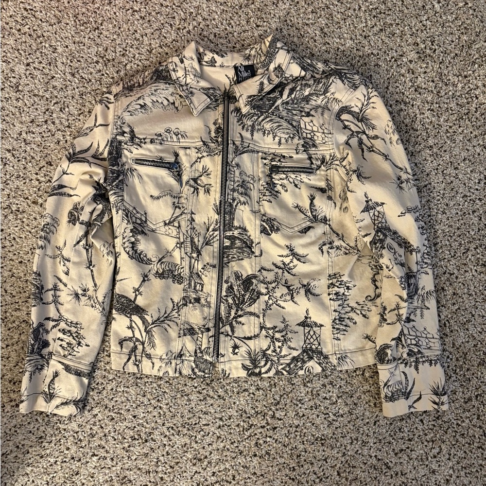 Ali Miles Petites print jacket